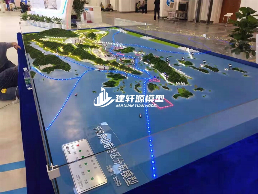 涞源地形地貌模型