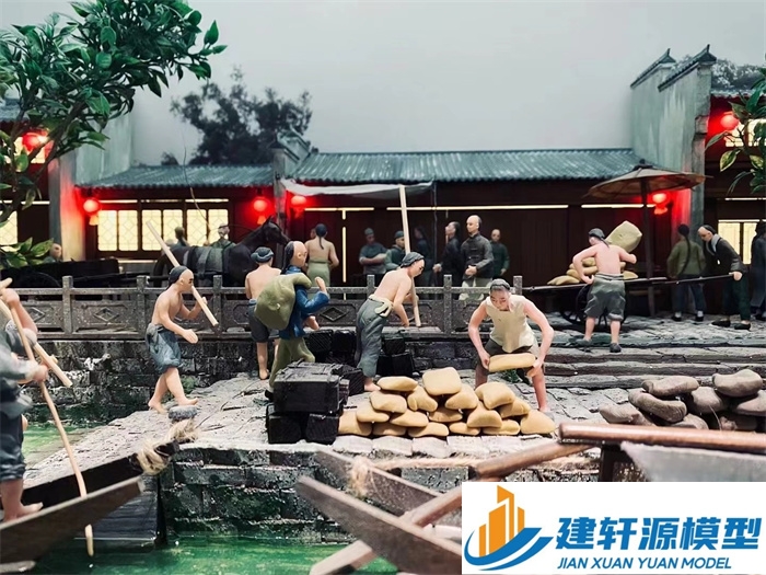 涞源博物馆江南水乡模型